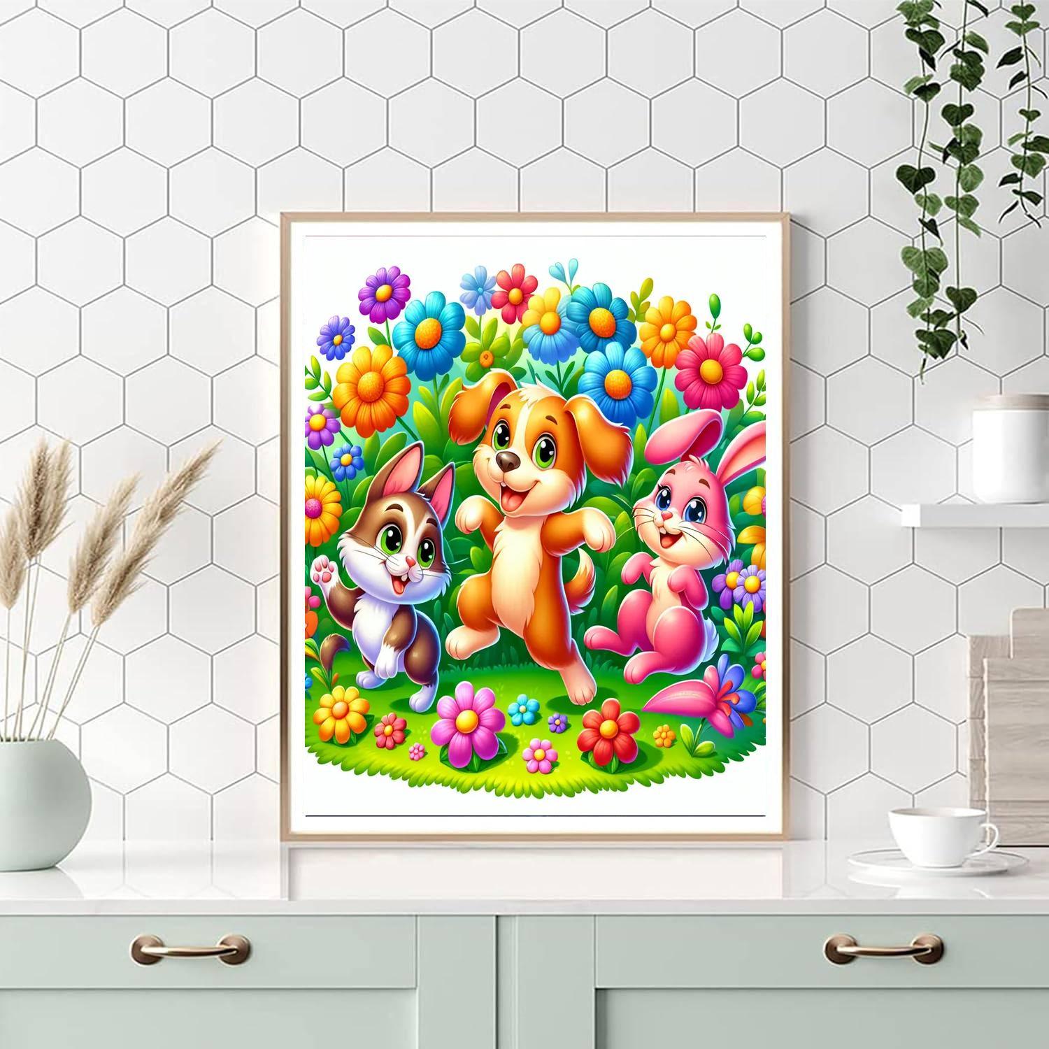 Pet Playtime Party Paint By Number