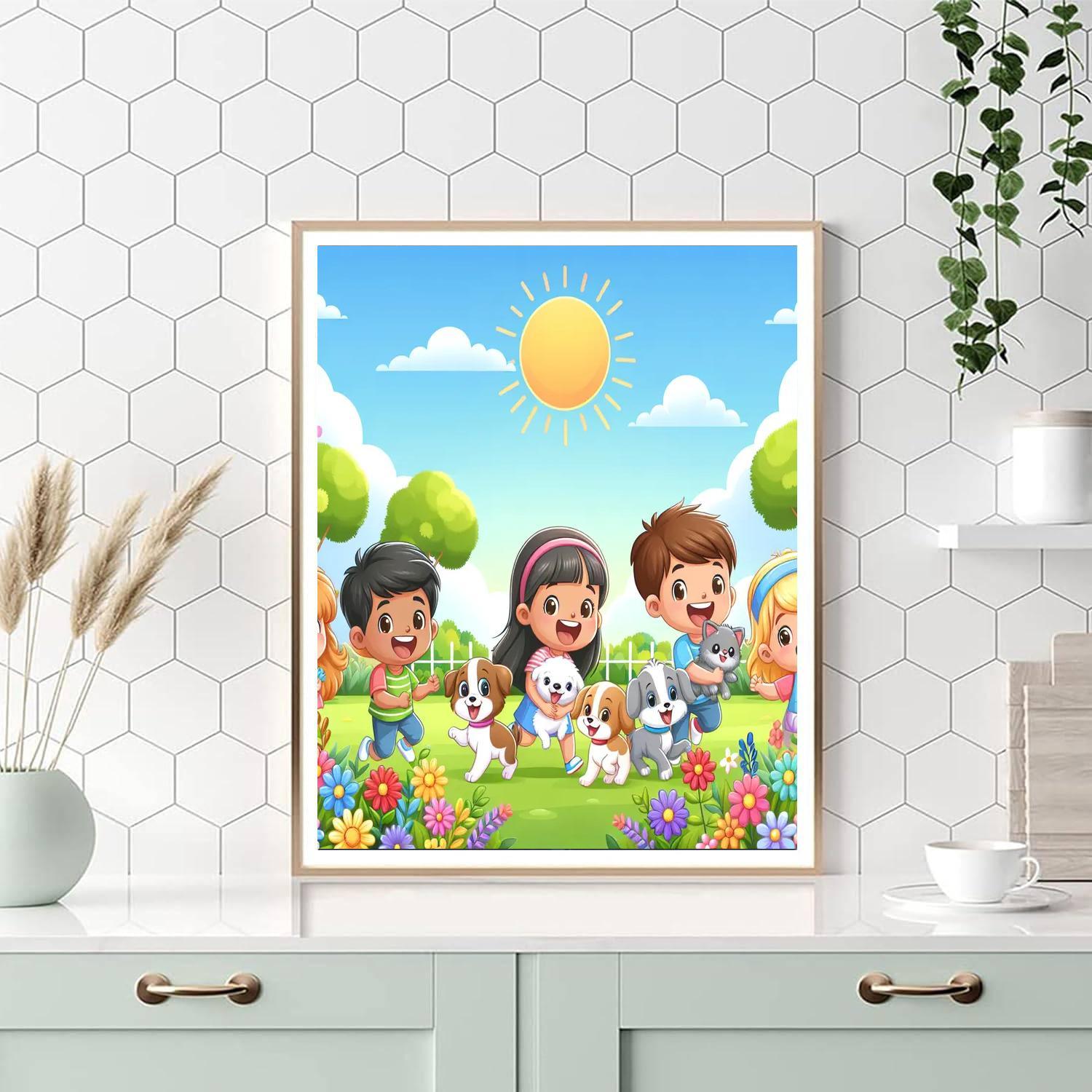 Animal Friendship Day Paint By Number