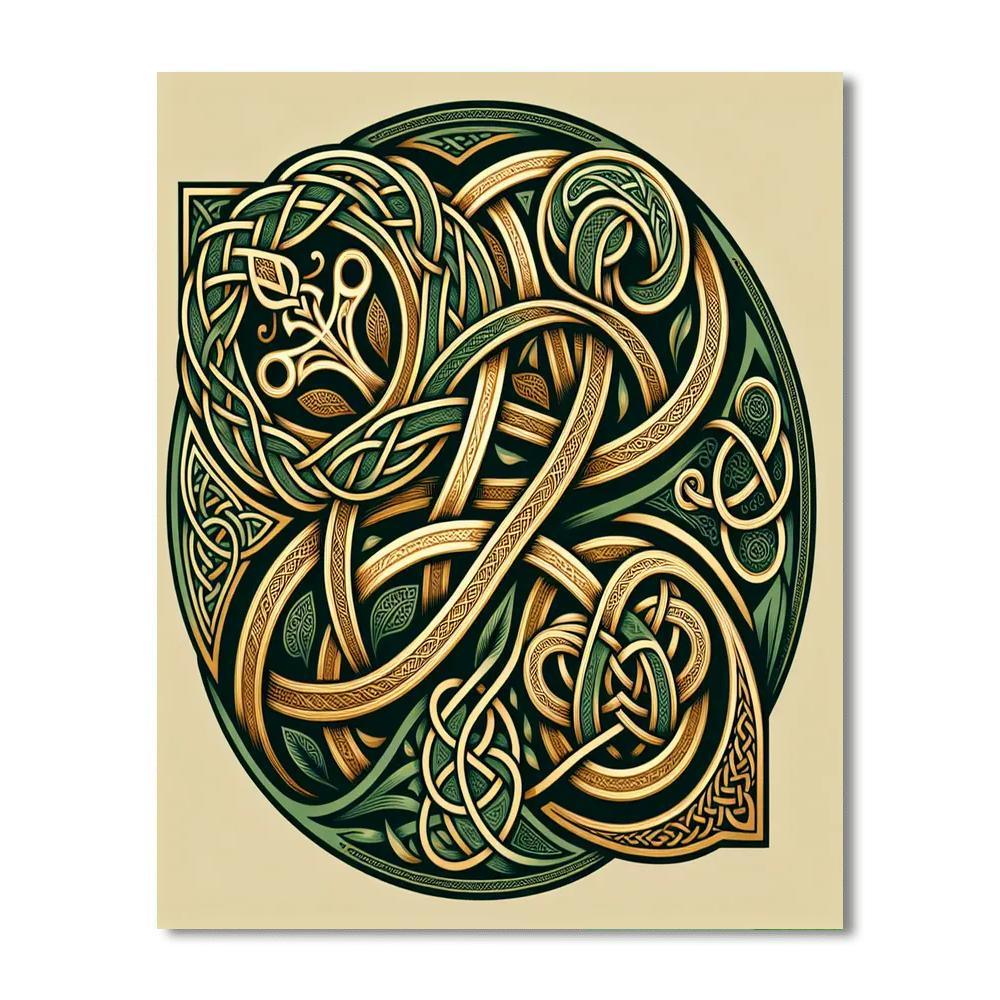 Celtic Knotwork Patterns Paint By Numbers Kits
