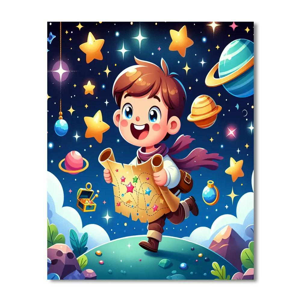 Starlit Treasure Hunt Paint By Numbers Kits
