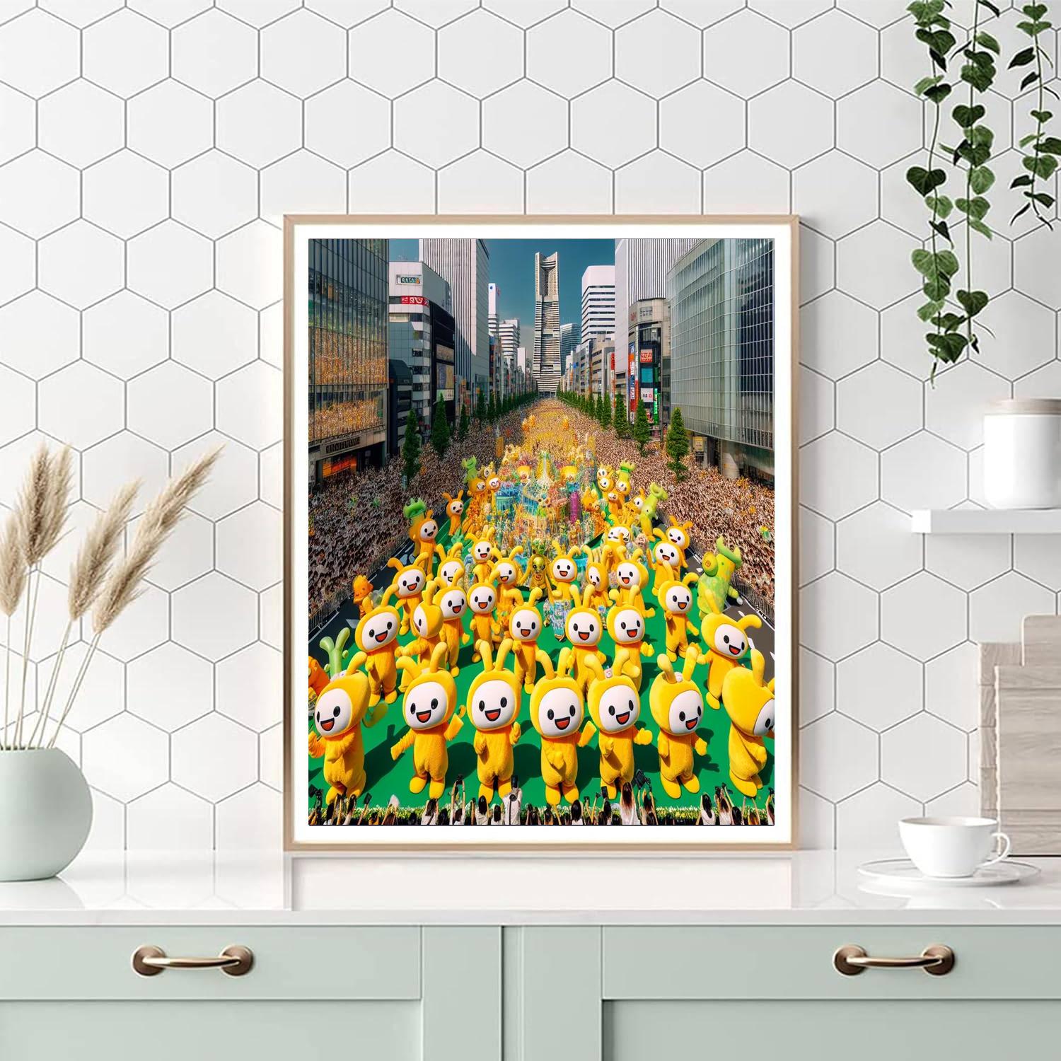 Pikachu Outbreak - Yokohama Paint By Numbers Kits