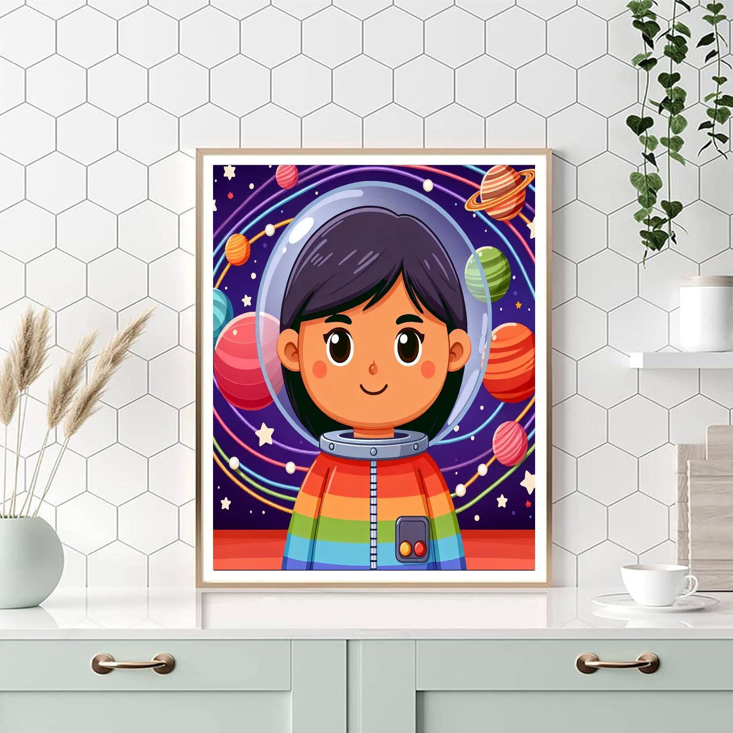 Adventures Of Space Cadet Paint By Numbers Art