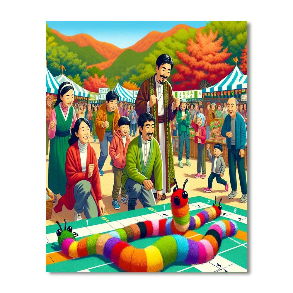 Woolly Worm Festival Paint By Numbers Kits