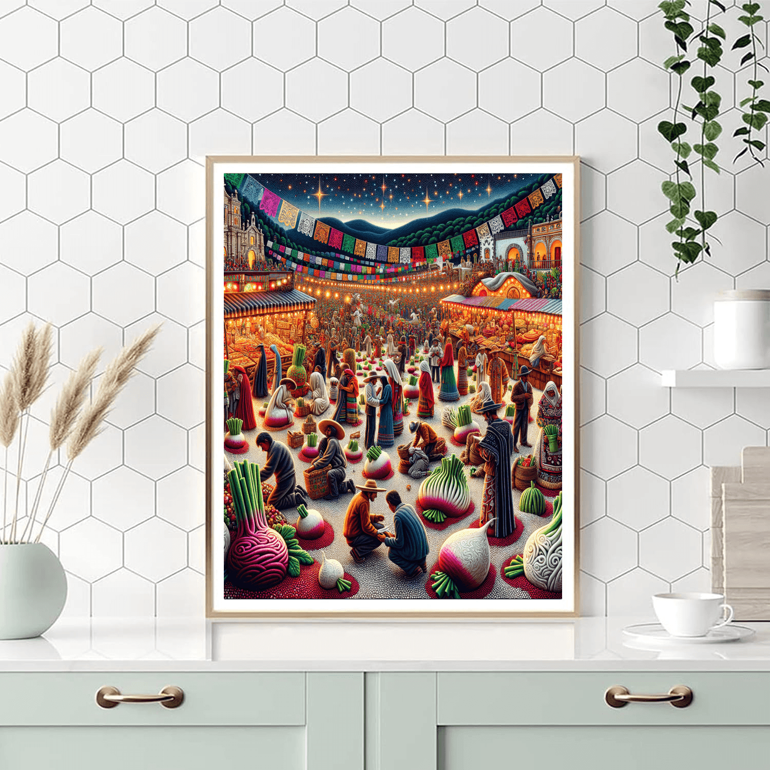 Noche De Rábanos - Mexico DIY Paint By Numbers