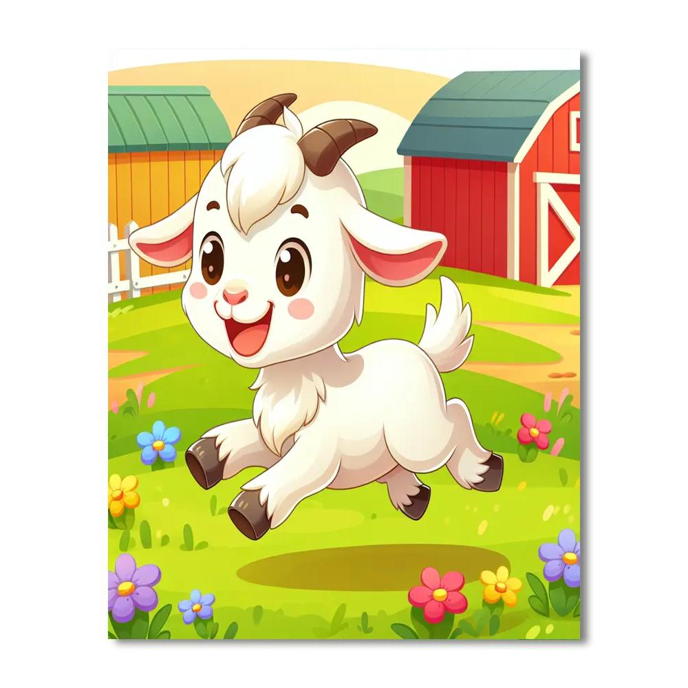 Gallivanting Goat DIY Paint By Numbers