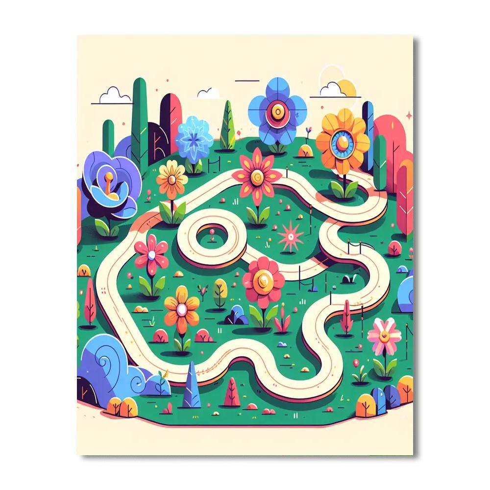 Magic Garden Journey Numbered Painting Kits