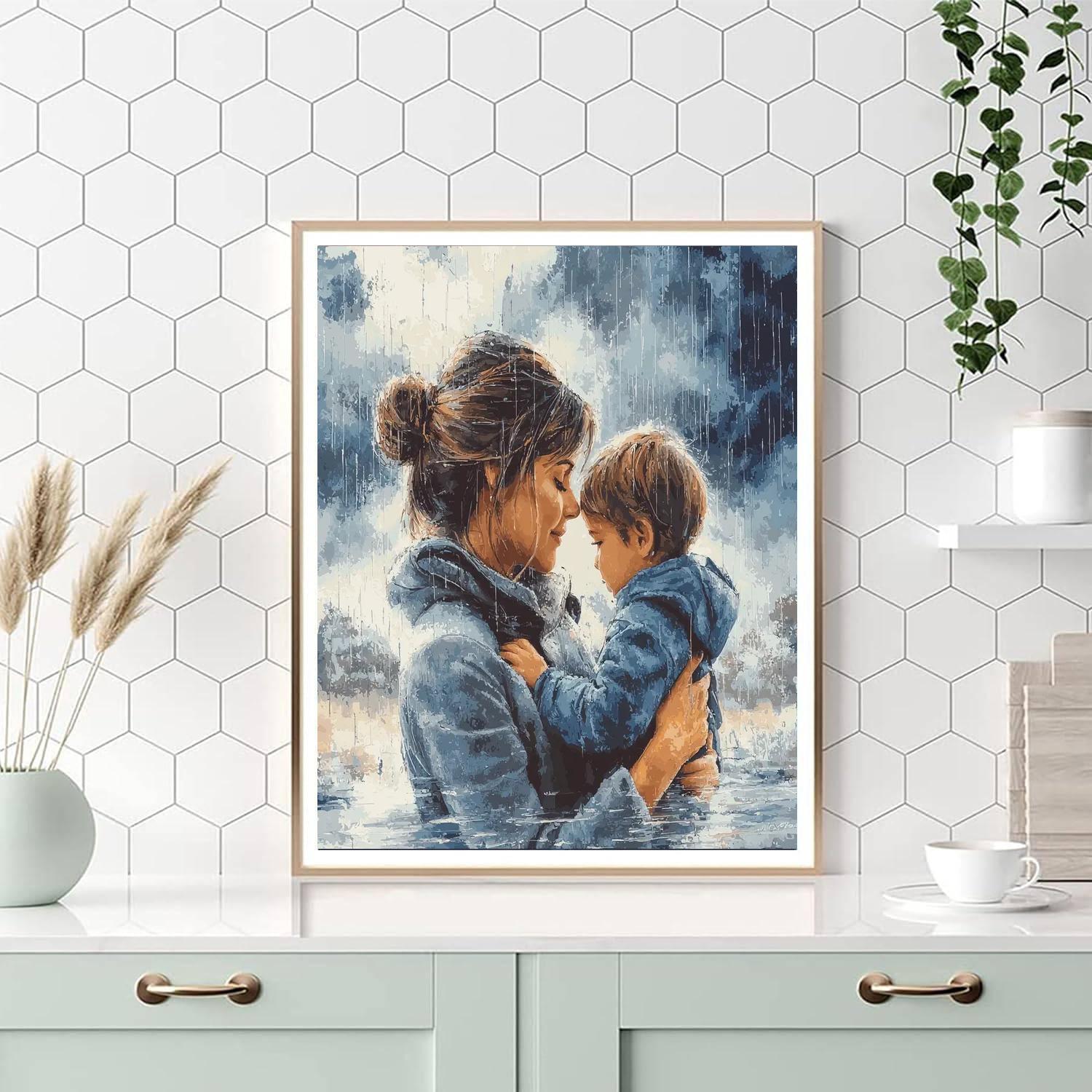Mom's Healing Touch Painting Number Kit
