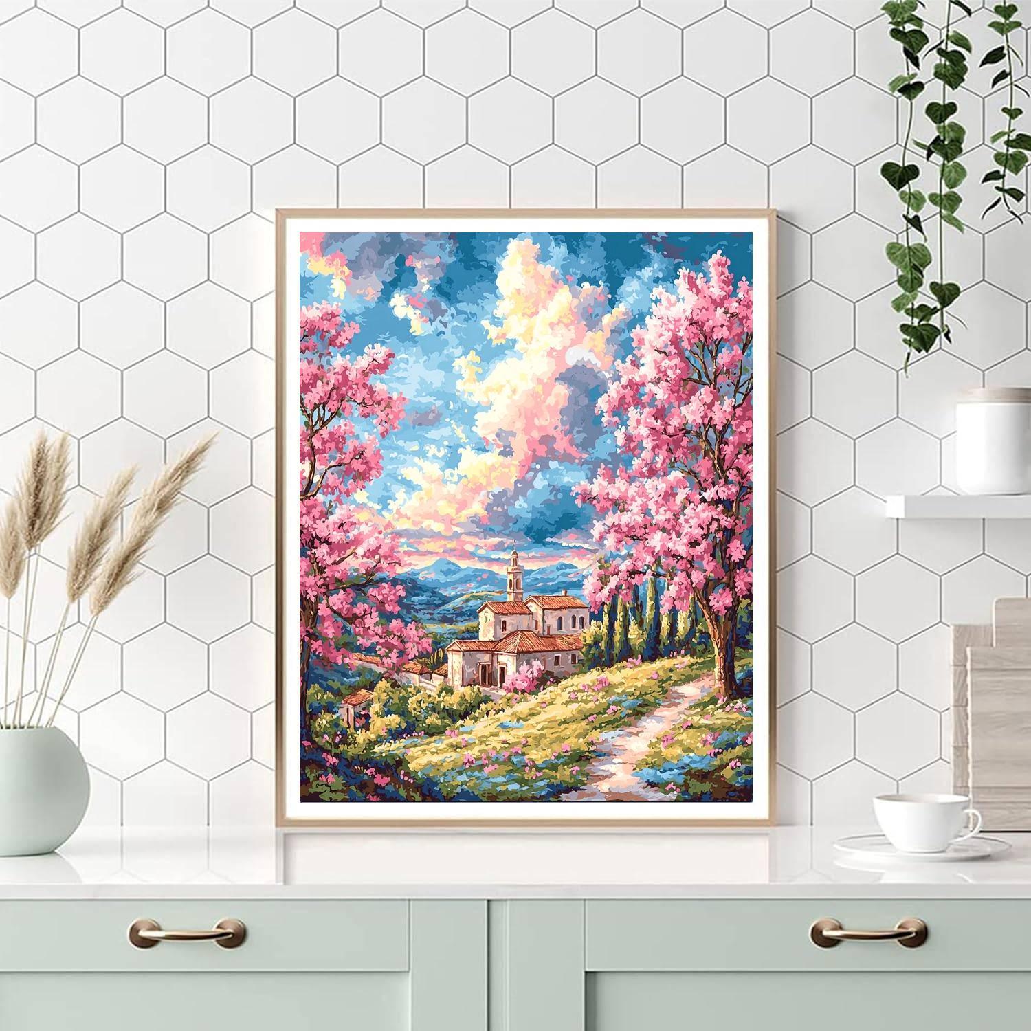 Raphael Inspired Raphael's Celestial Landscapes  DIY Paint By Numbers