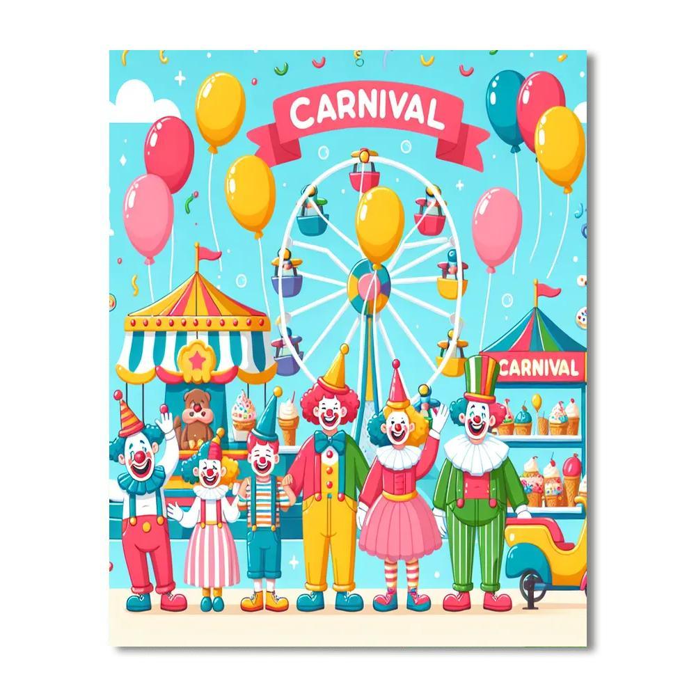 Imaginative Carnival Fun Paint By Numbers Kits
