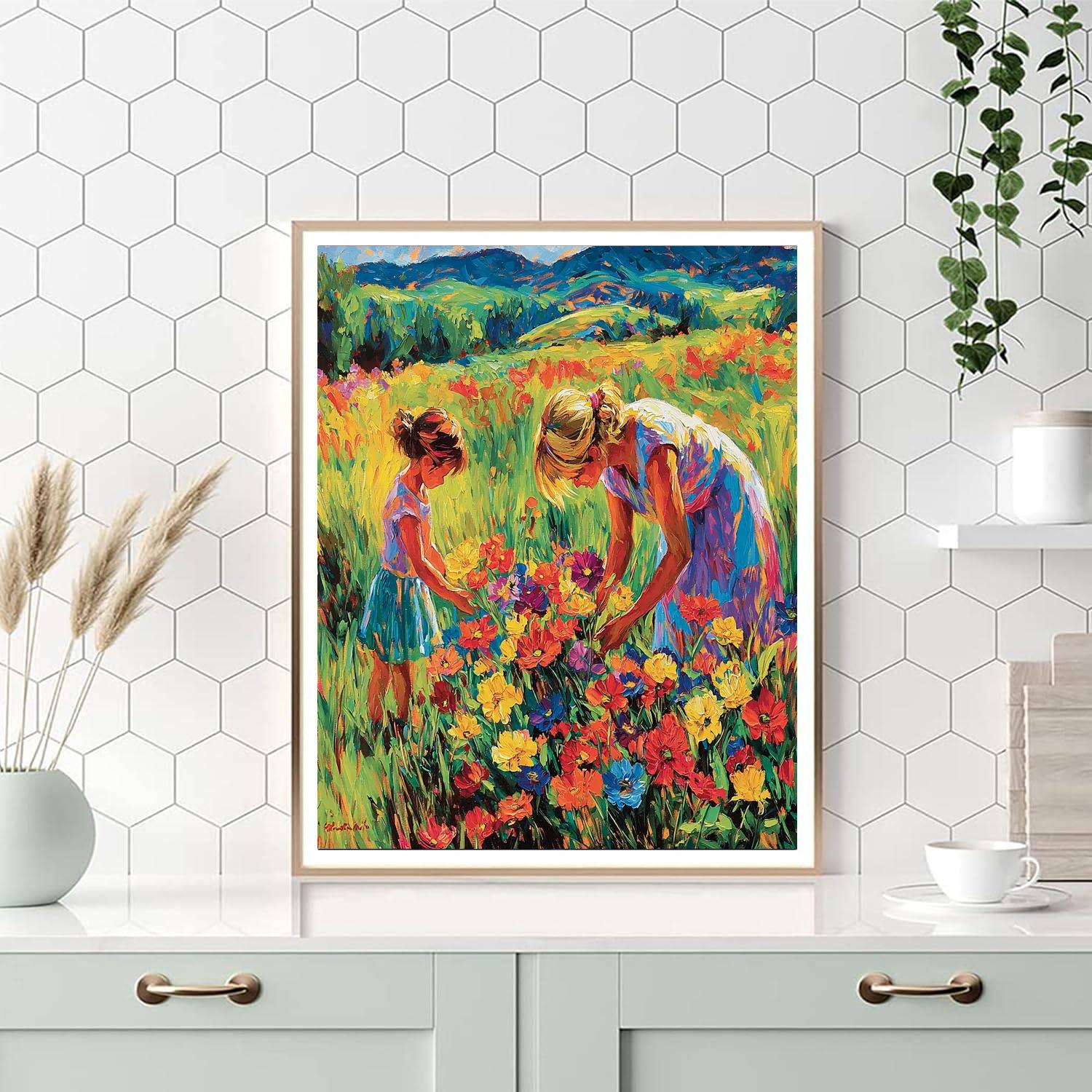 Happiness In The Little Things Number Painting