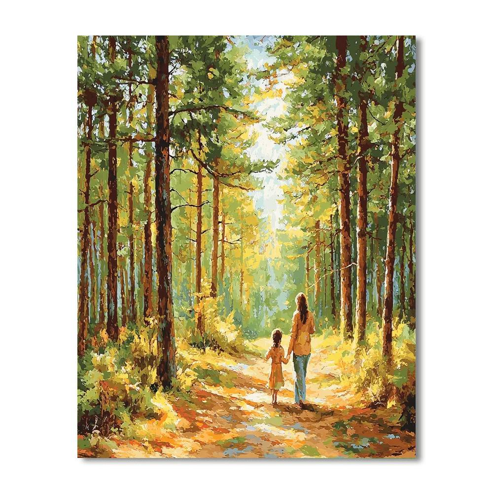 Whispers Of The Pines Number Painting