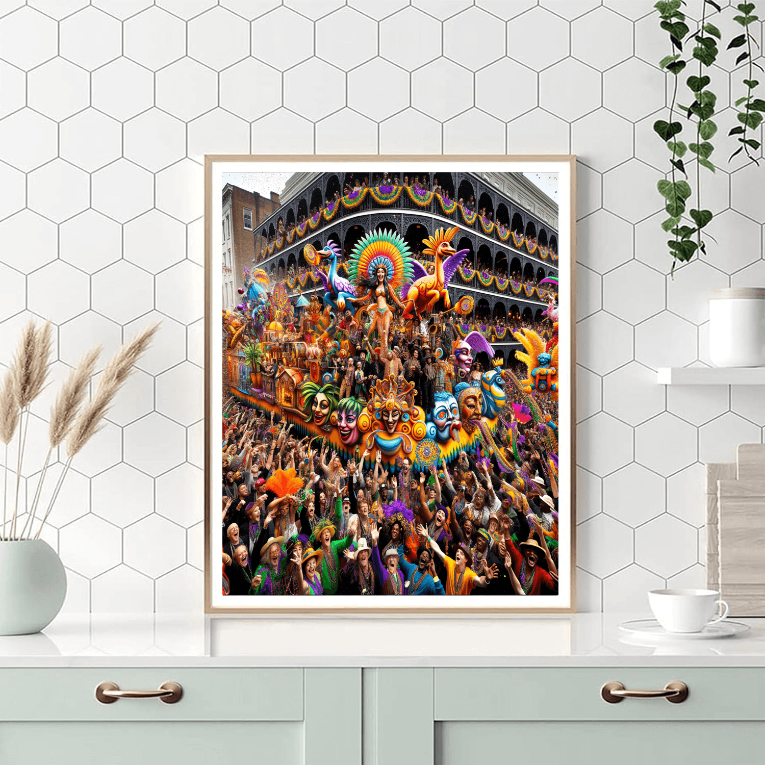 Mardi Gras Painting Number Kit