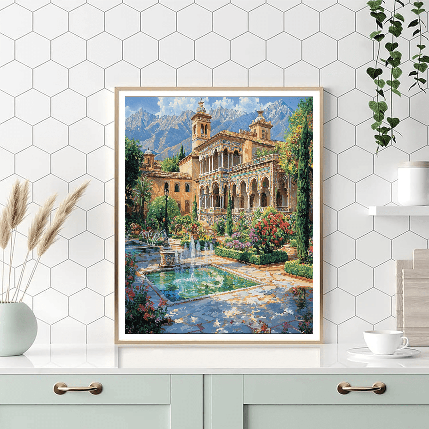 Alhambra Palace - Granada Numbered Painting Kits