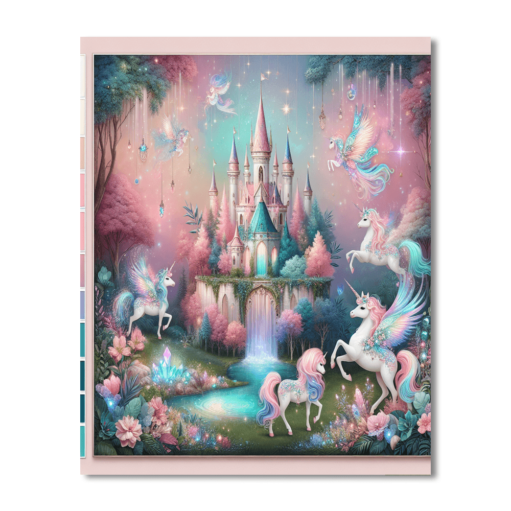 Fairytale Enchantment Realm Paint By Numbers