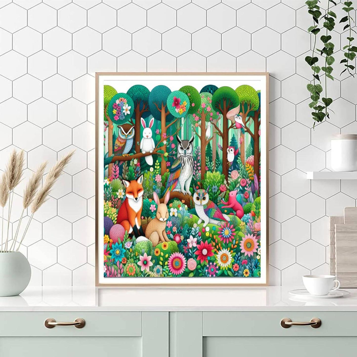 Mystical Woodland Adventure Paint By Numbers Kits