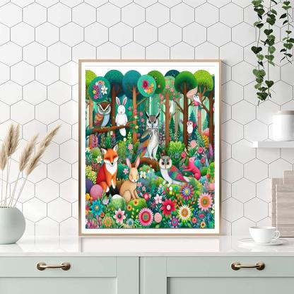 Mystical Woodland Adventure Paint By Numbers Kits