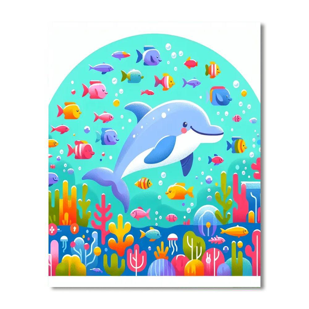 Deep Sea Dive Adventure Paint By Numbers Art