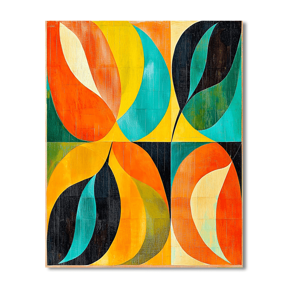 Matisse Inspired Abstract Flow  Numbered Painting Kits