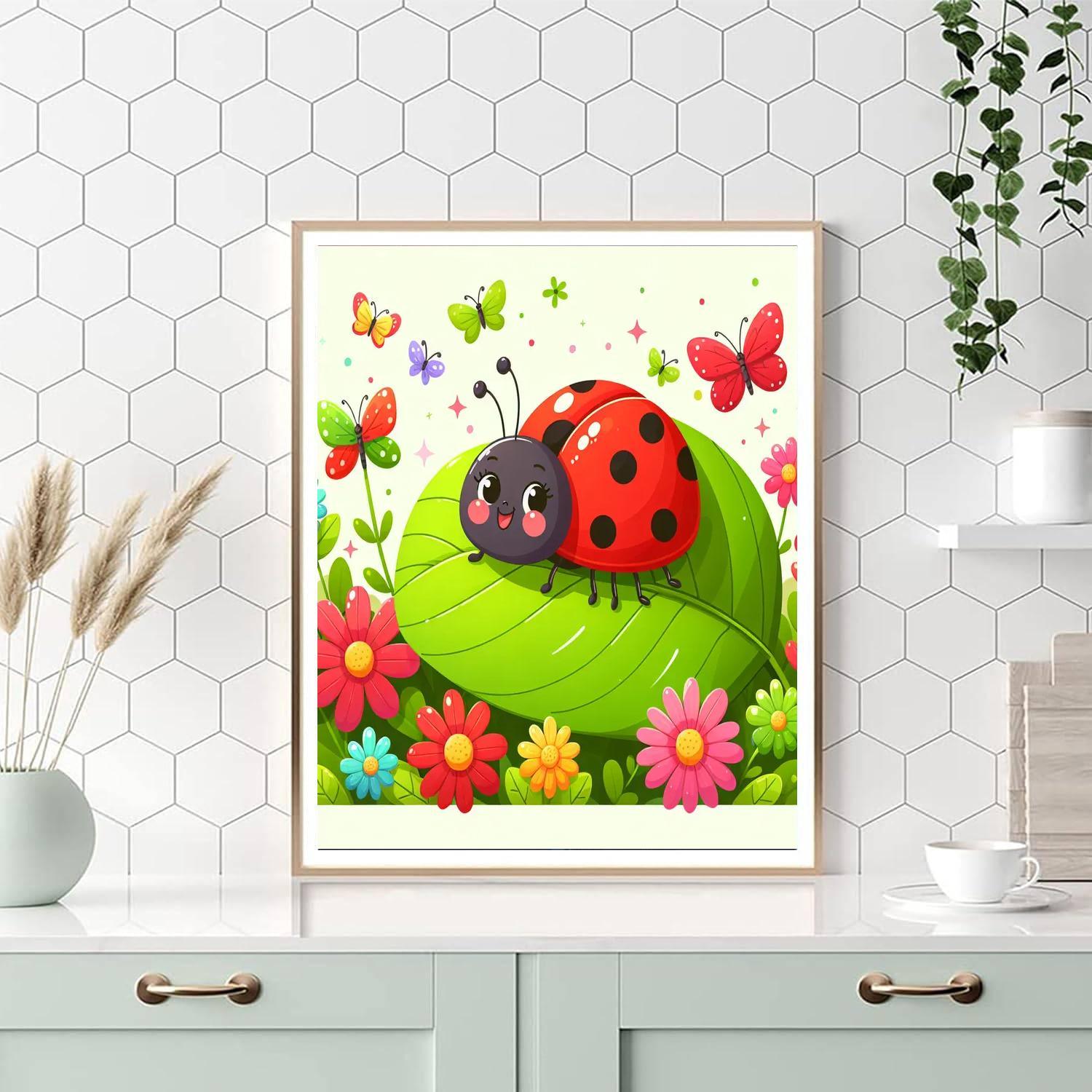 Brilliant Bug World Painting Number Kit