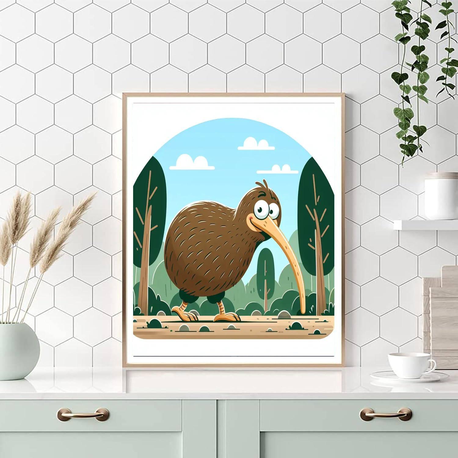 Kooky Kiwi Painting By Numbers Kit