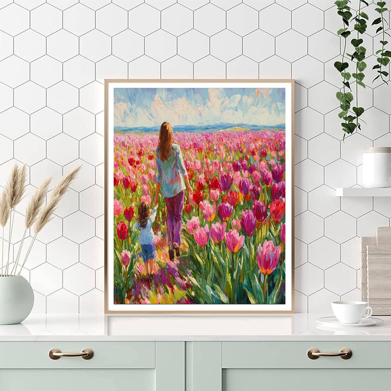 The Blossoming Journey Paint By Color
