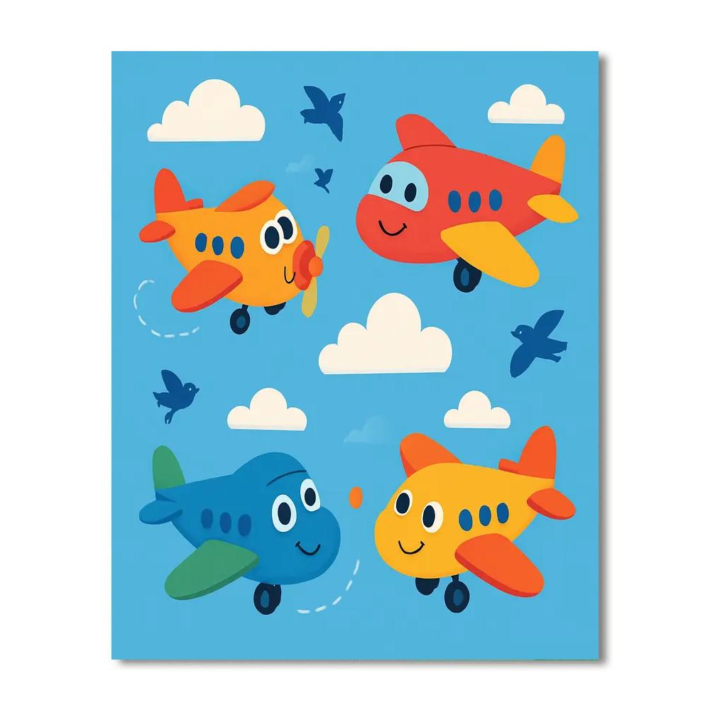 Flying High Numbered Painting Kits