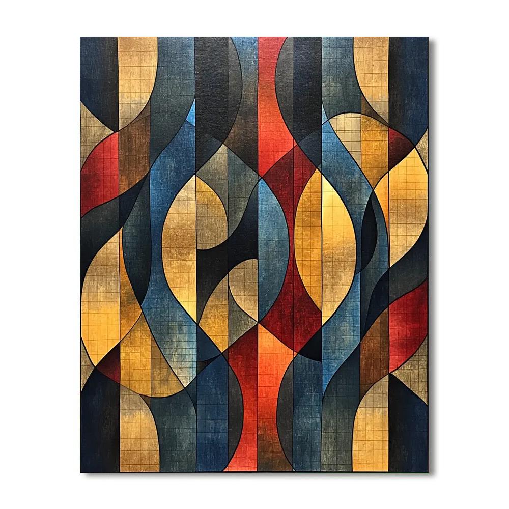 Paul Klee Inspired Symphony Of Silent Echoes  Paint By Number