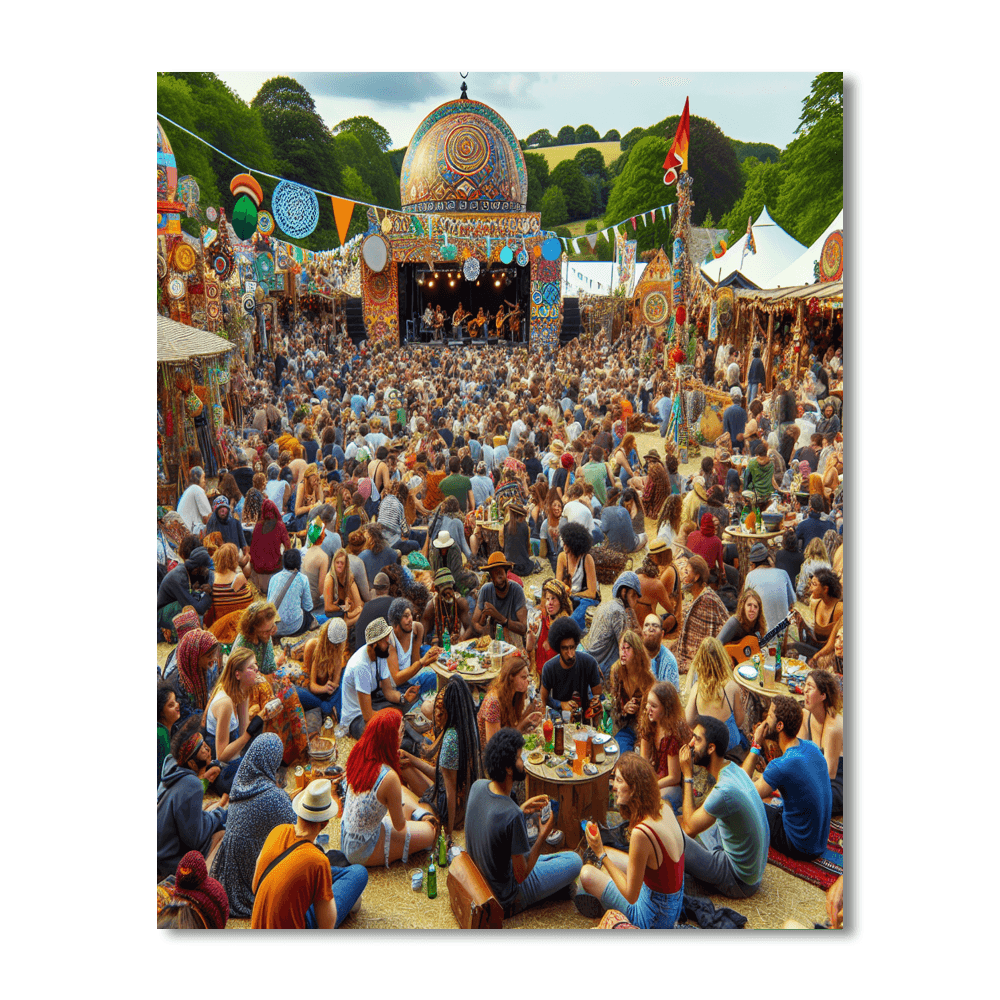 Woodford Folk Festival - Australia Paint By Color