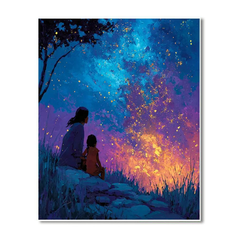 Mothers Are The Stars DIY Paint By Numbers