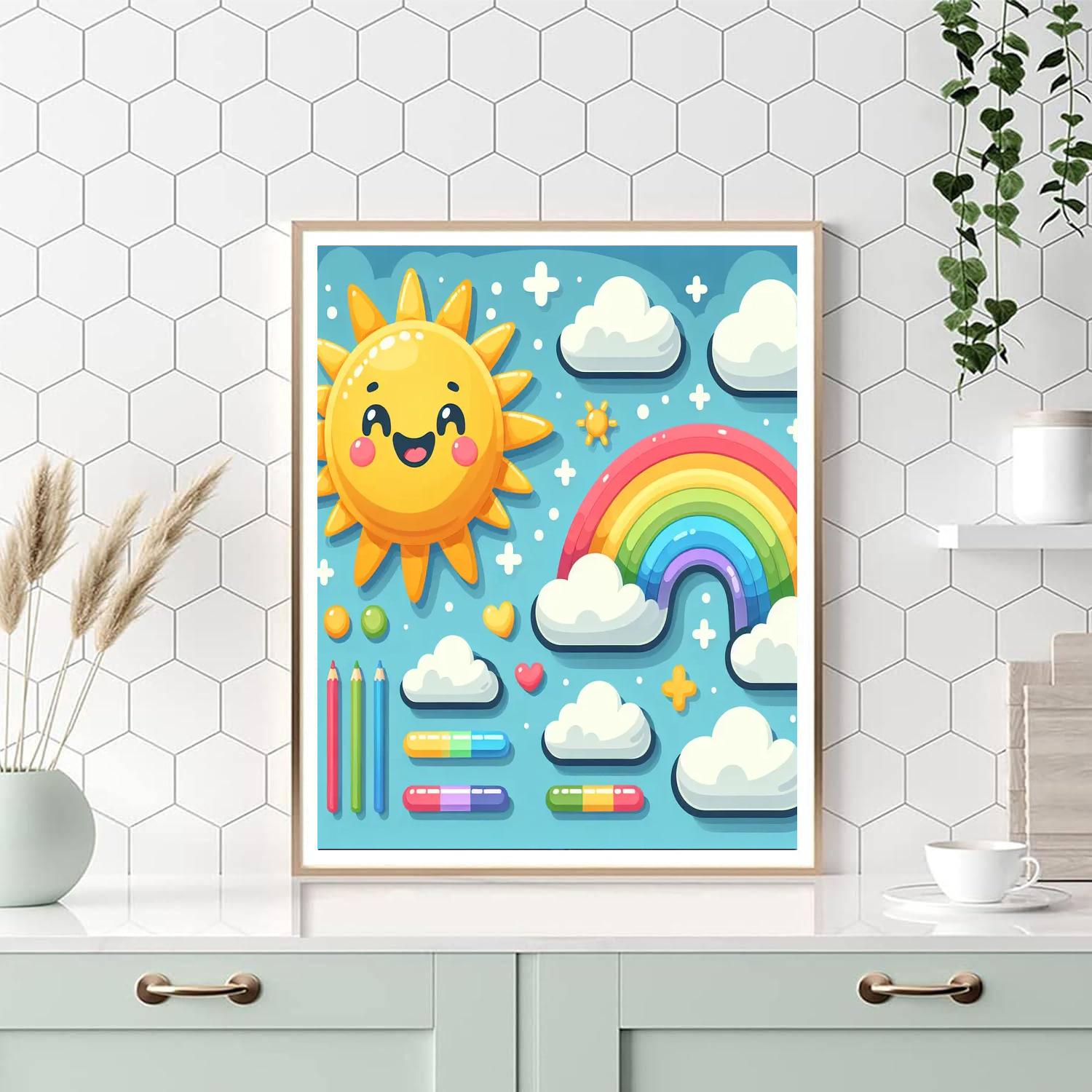 Joyful Weather Wonders Paint By Numbers Art