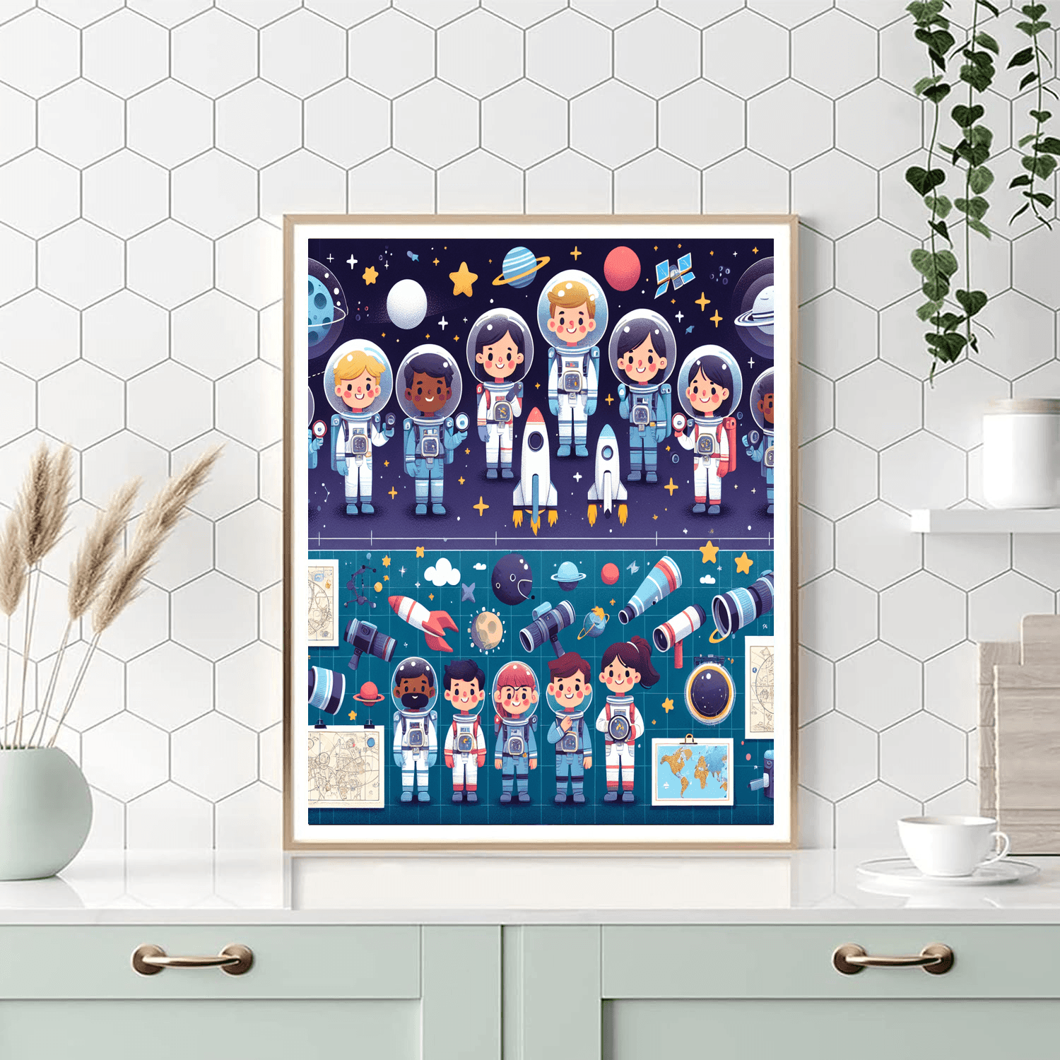 Cosmic Discovery Team Painting By Numbers Kit