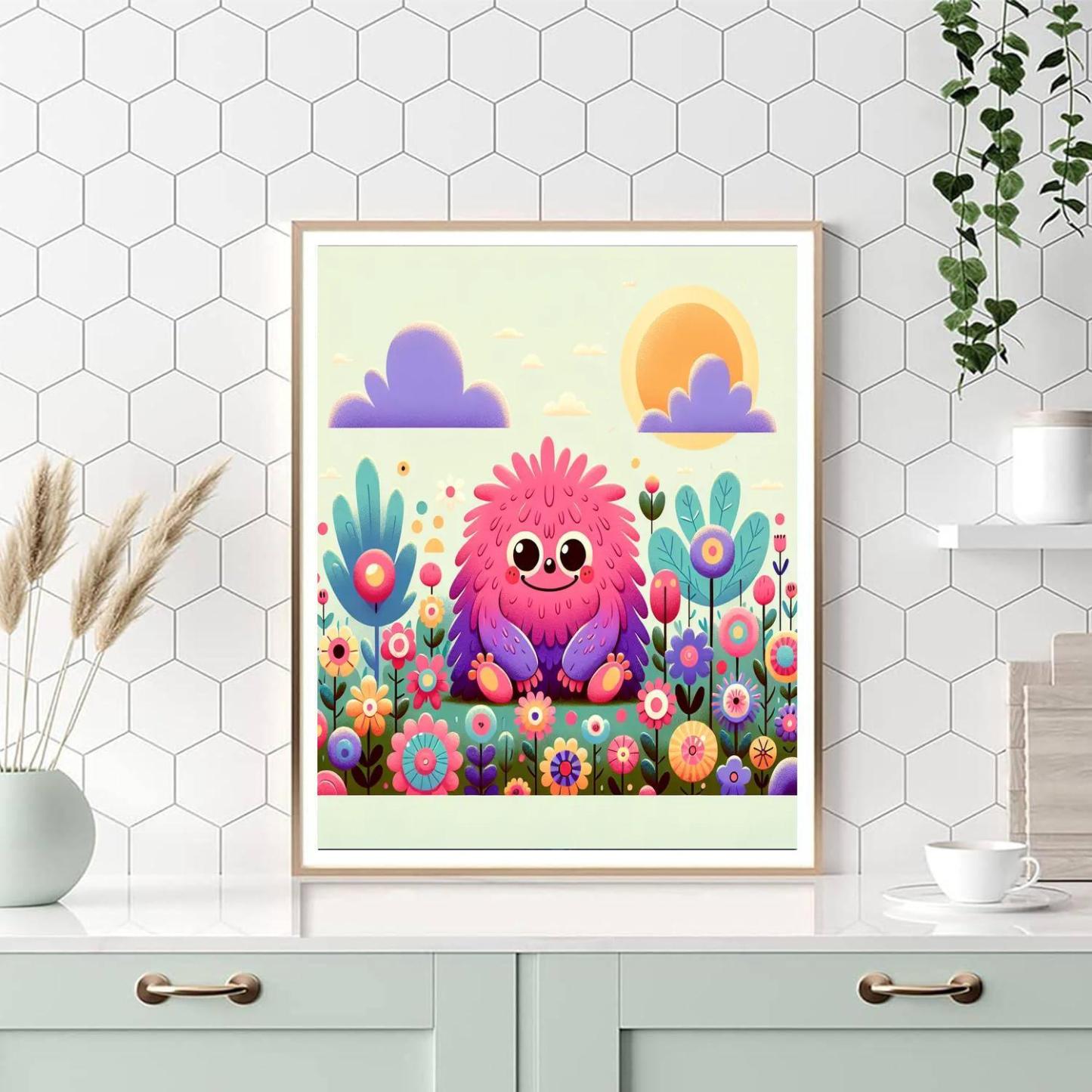 Jolly Monster Paint By Numbers Kits