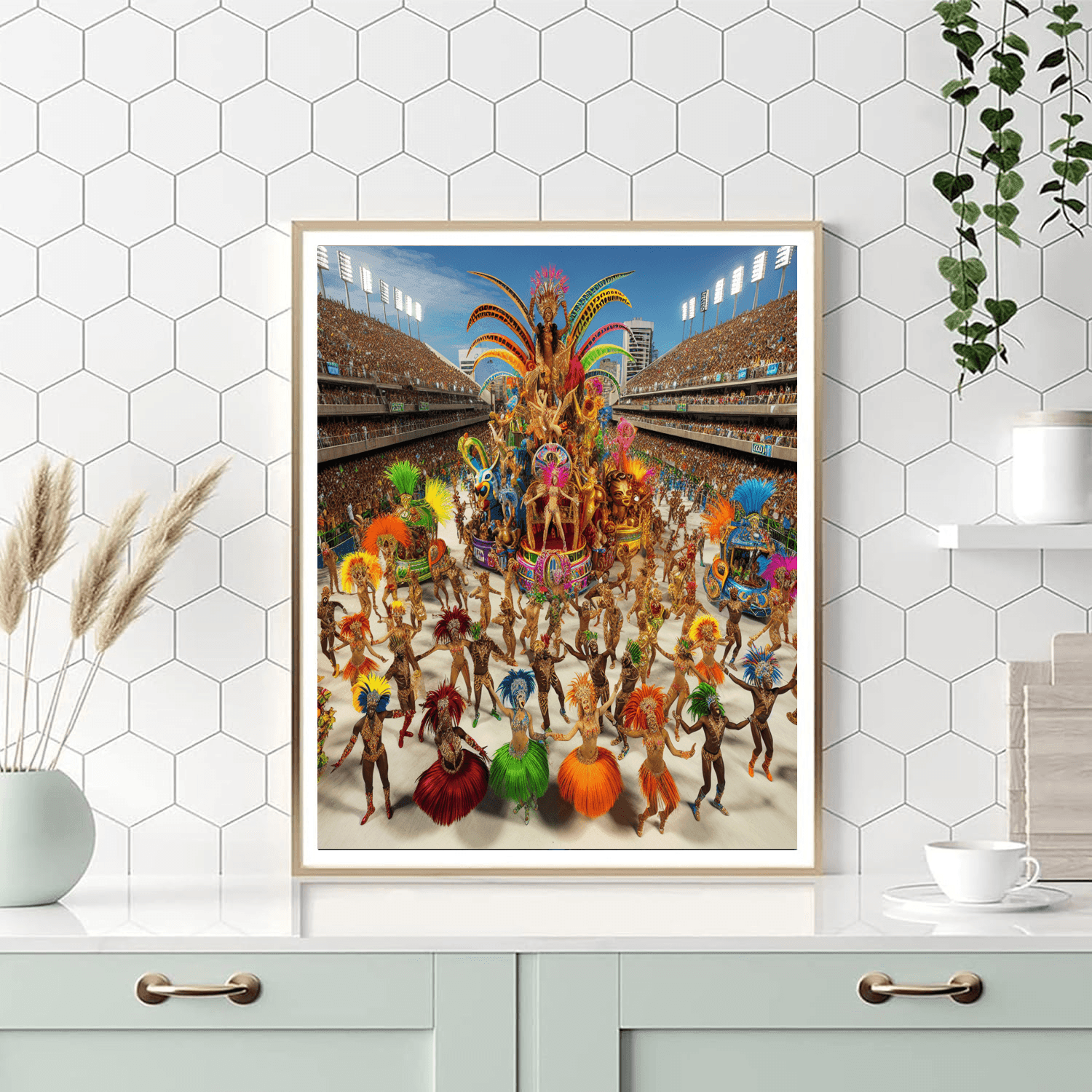 Karnival De Rio - Rio De Janeiro, Brazil Number Painting