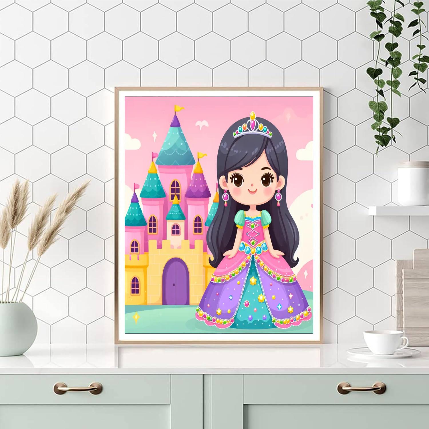 Charming Princess Numbered Painting Kits