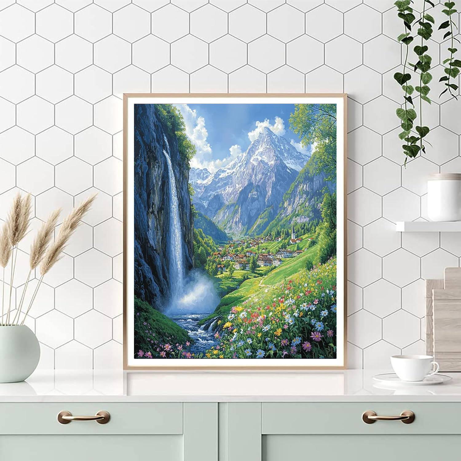 Lauterbrunnen Valley Paint By Number