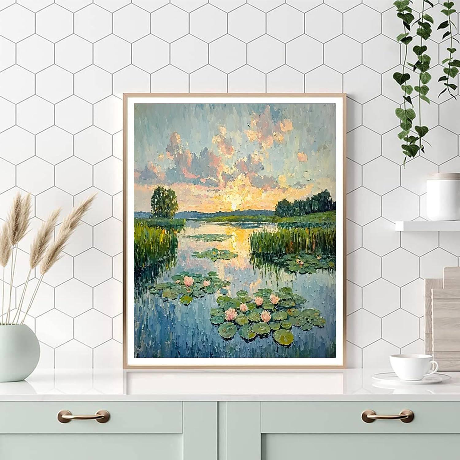 Claude Monet Inspired Monet's Seasonal Symphony  Paint By Numbers