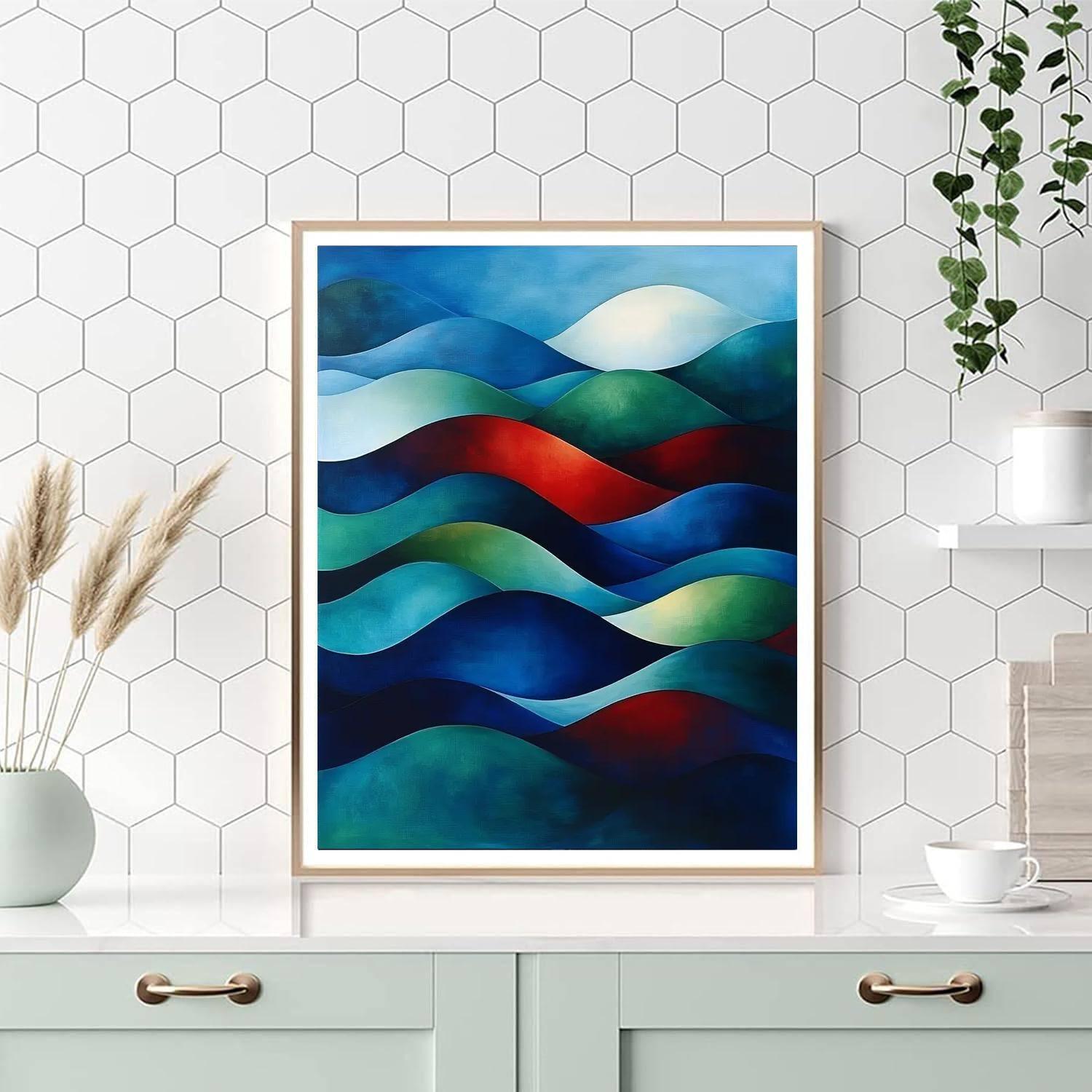 Frida Kahlo Inspired Ocean Of Emotions  Painting Number Kit