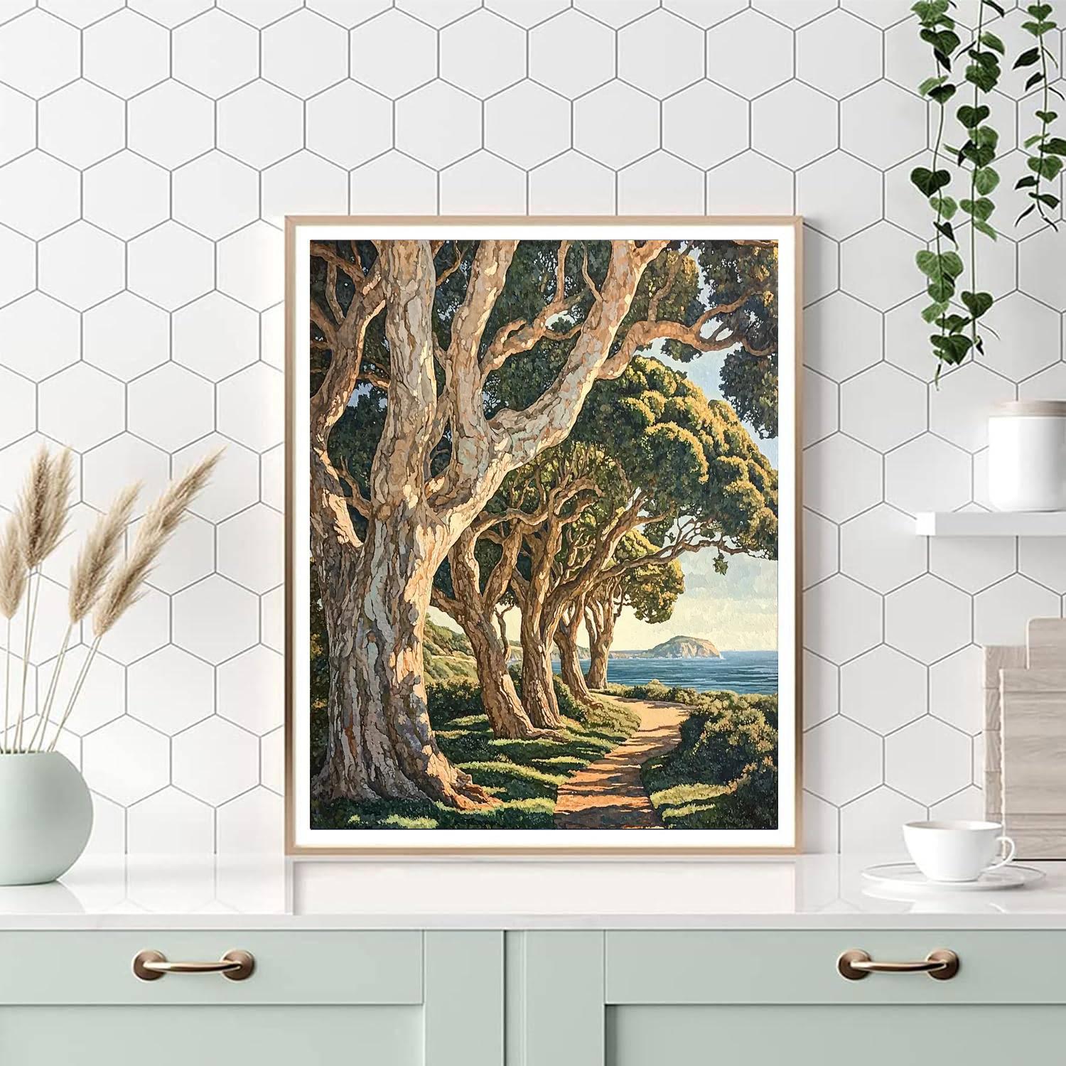 Michelangelo Inspired Timeless Grove  Paint By Number