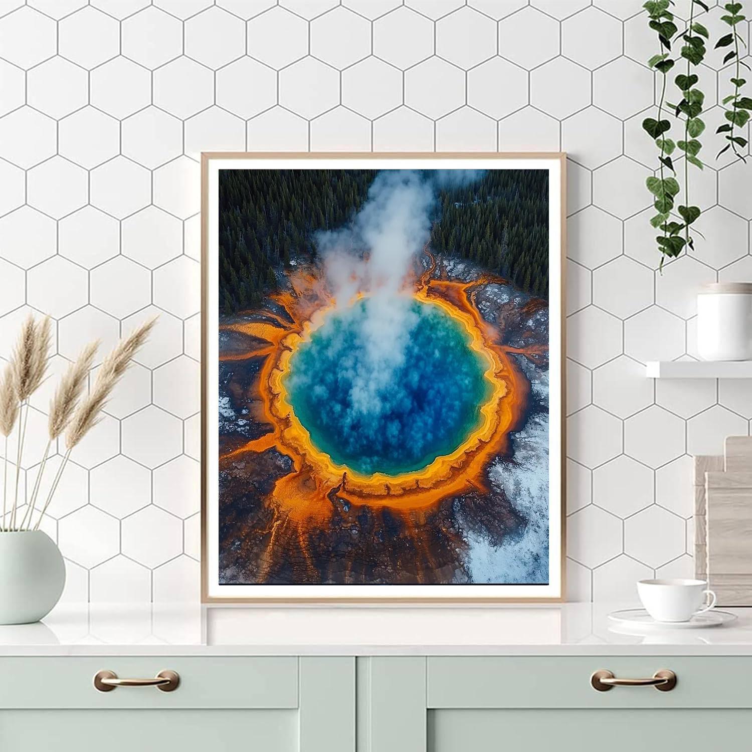 Grand Prismatic Spring - Usa Paint By Number