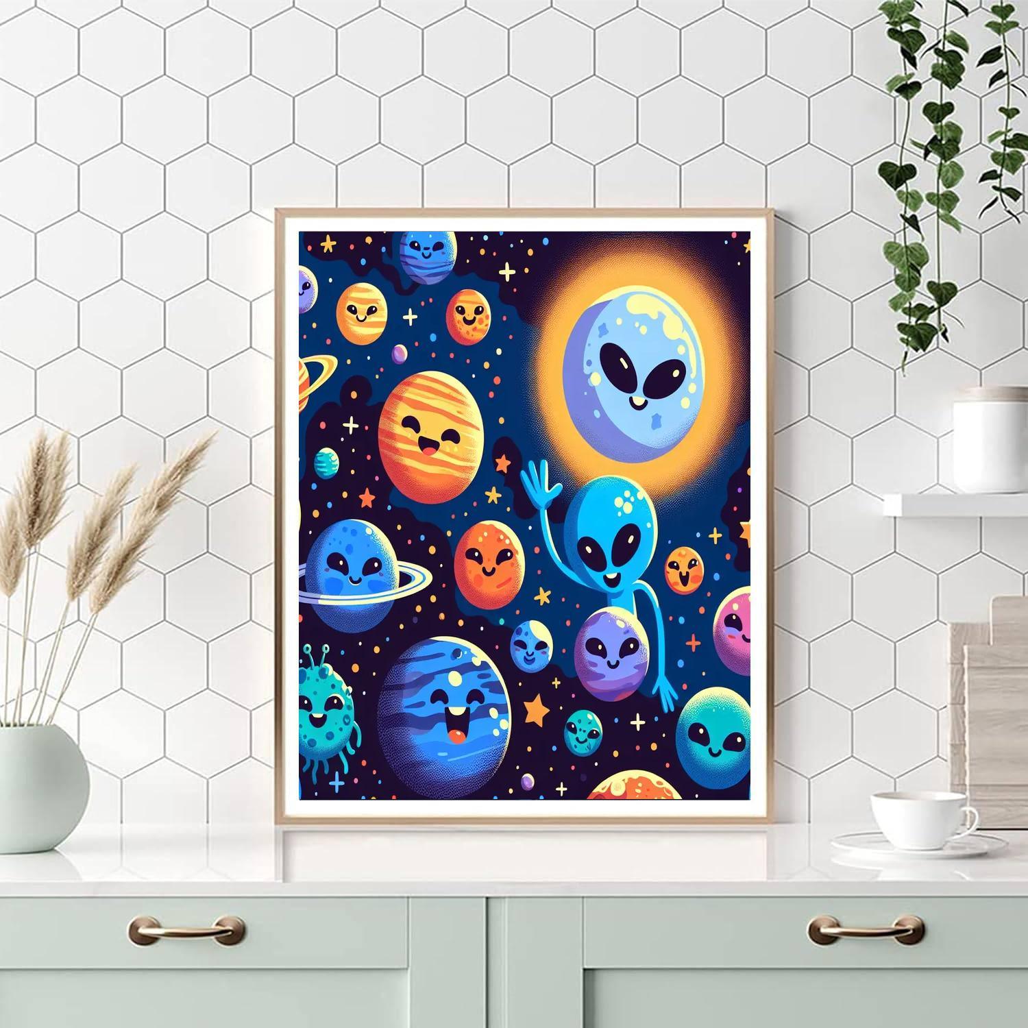 Galactic Galaxy Adventure Paint By Color