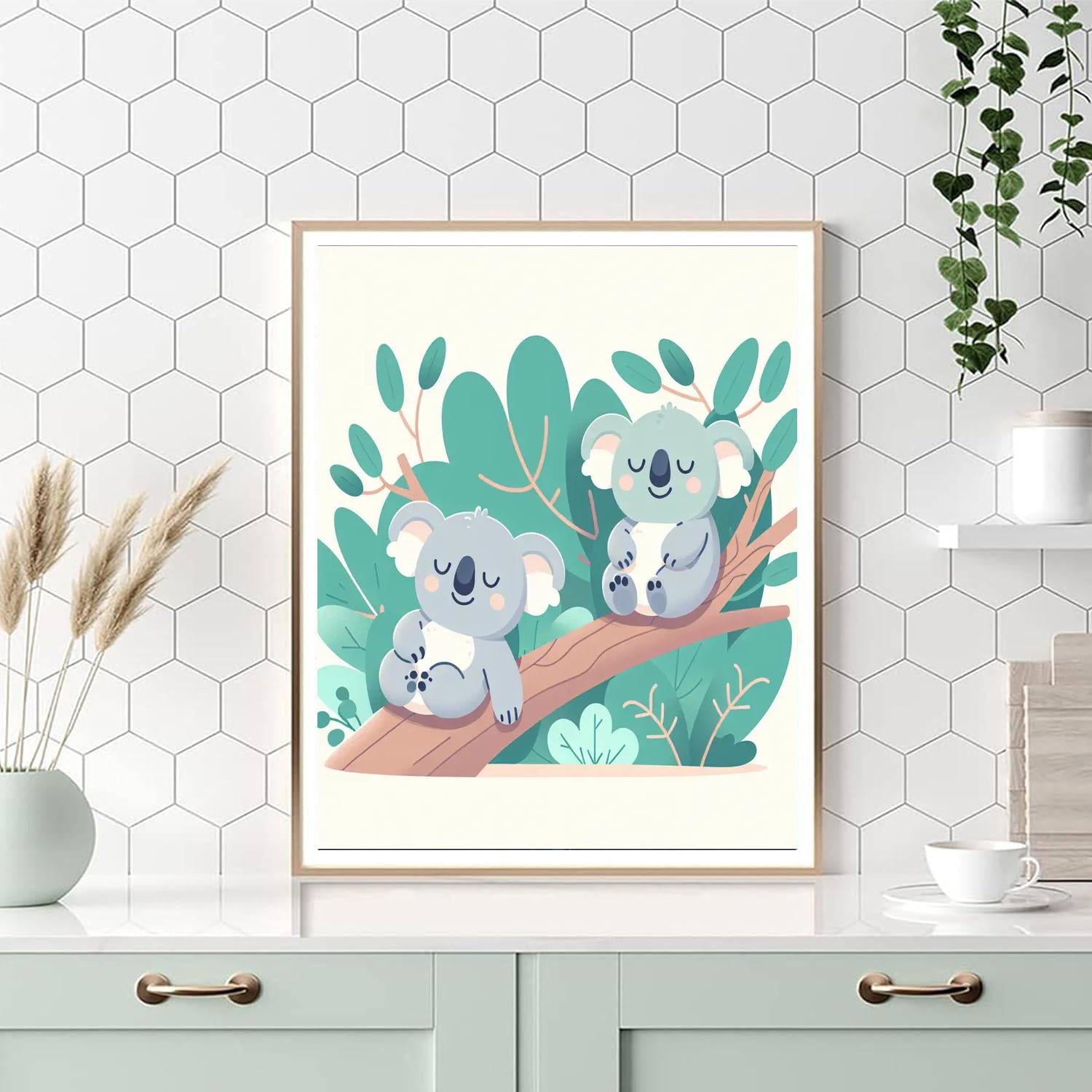 Cuddle Up Koala Kapers Numbered Painting Kits