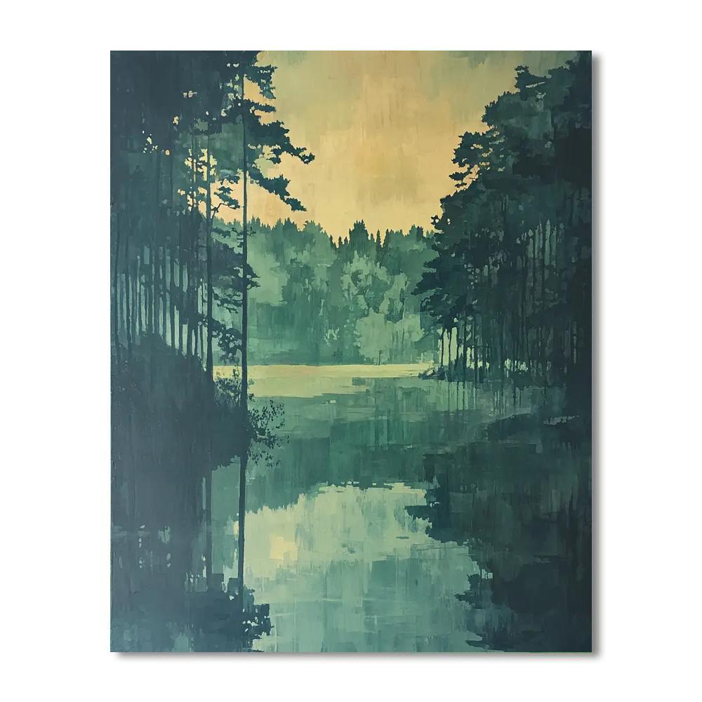 Edgar Degas Inspired Voices Of The Forest  Paint By Number