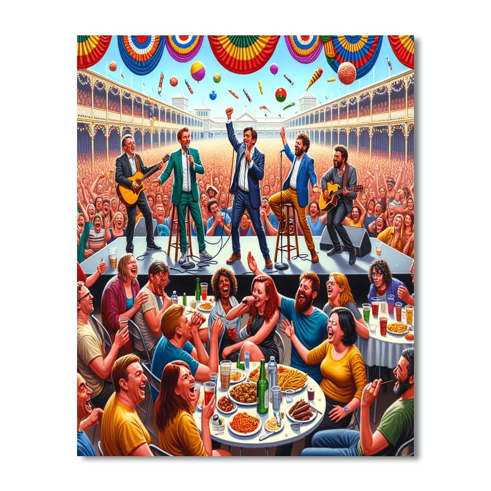 The Melbourne International Comedy Festival Paint By Color