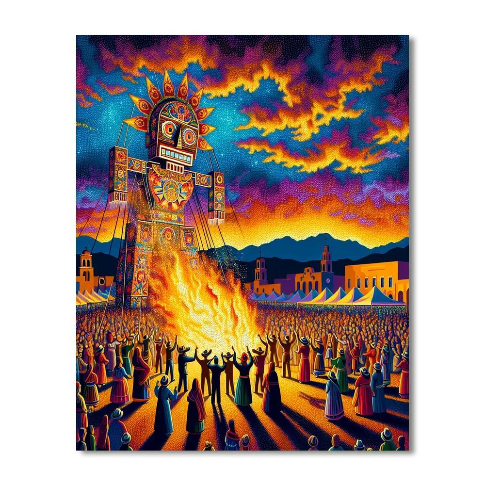 Zozobra - Usa DIY Paint By Numbers