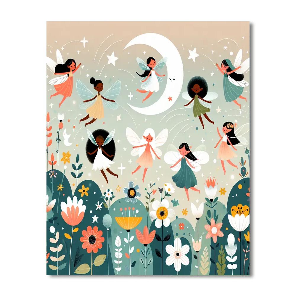 Fantastical Fairy Flight Paint By Numbers Art