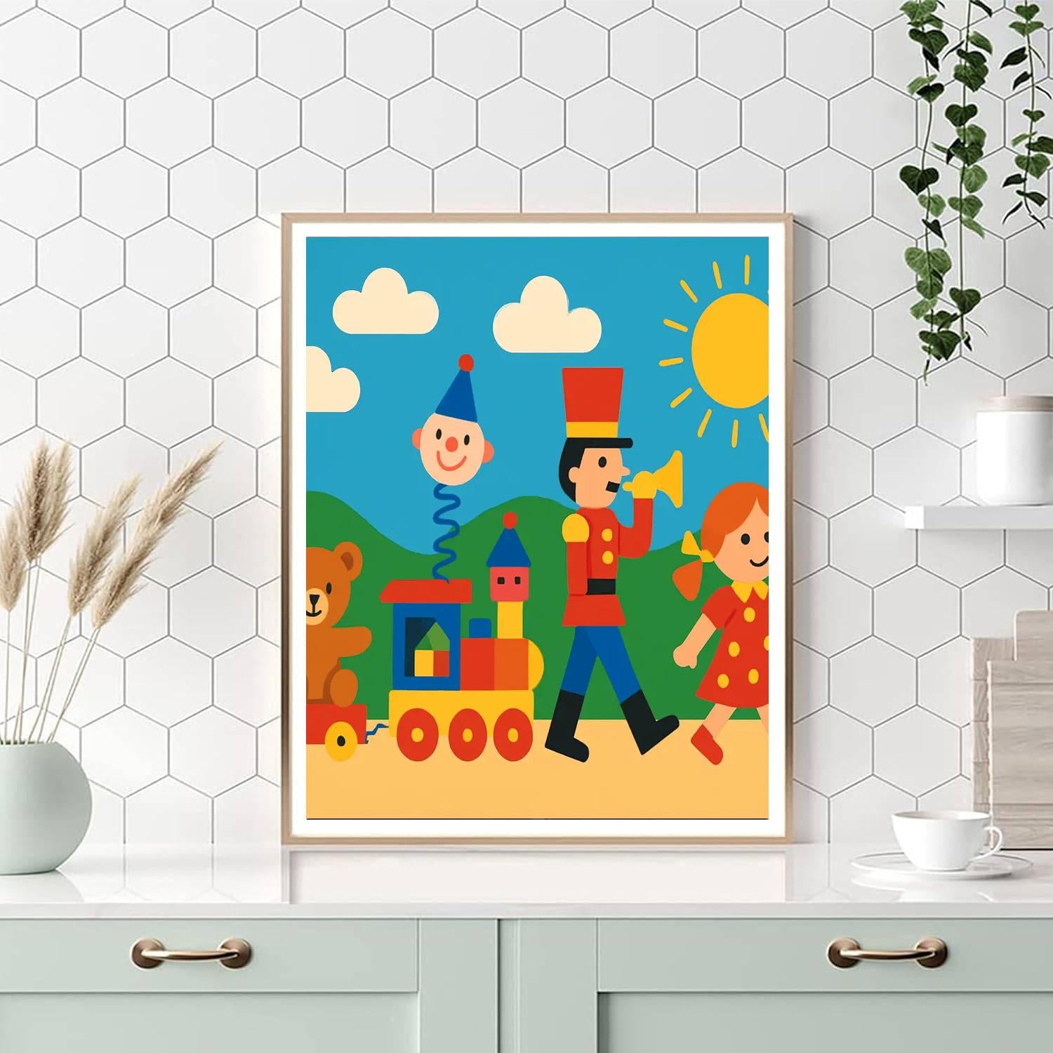 Joyful Toy Parade Paint By Number