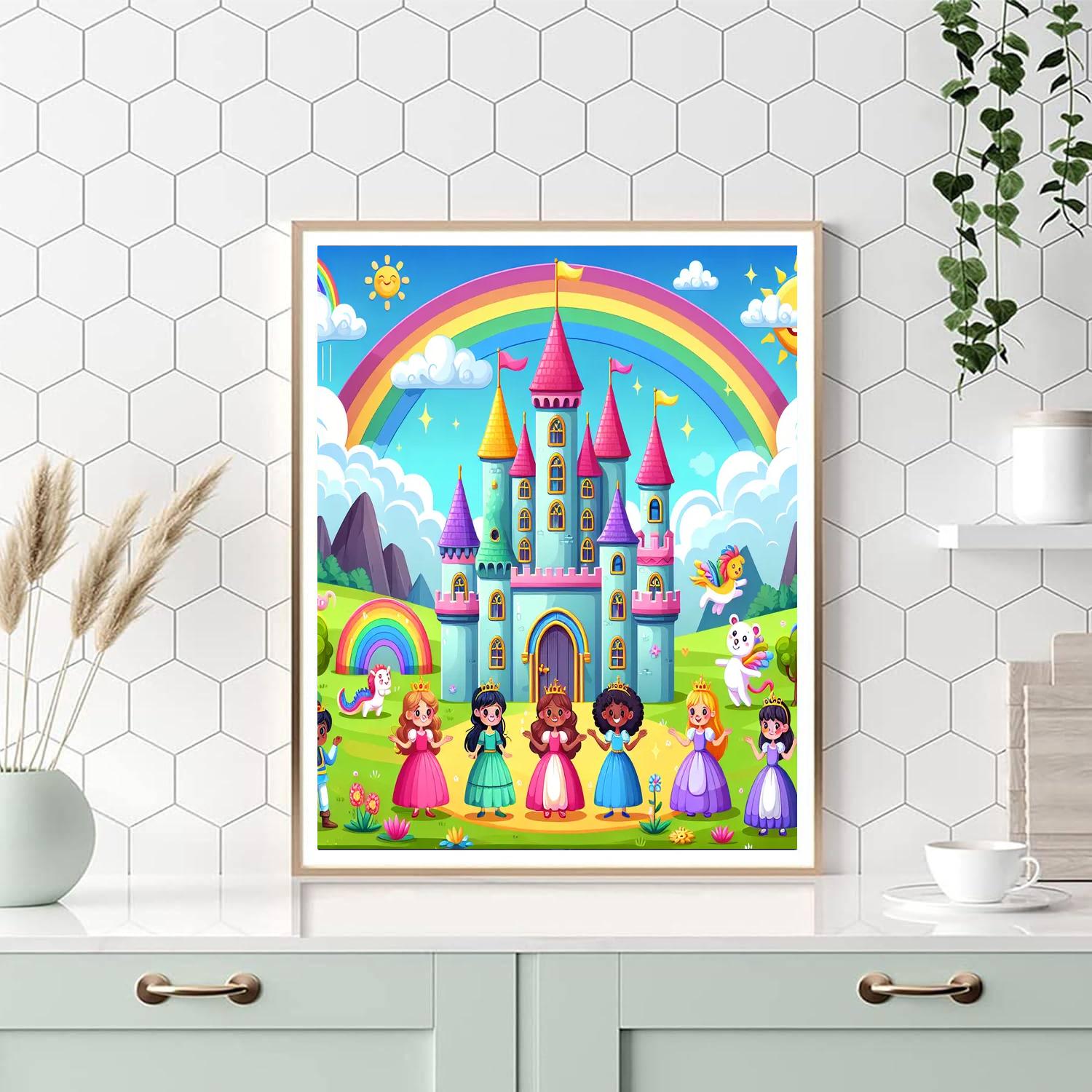 Magical Princess Realm Paint By Number