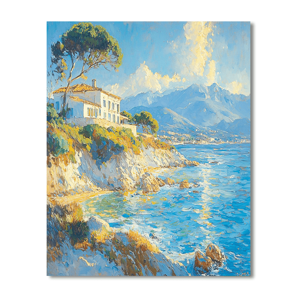 Joaquín Sorolla Inspired Mediterranean Sunlight  Paint By Color