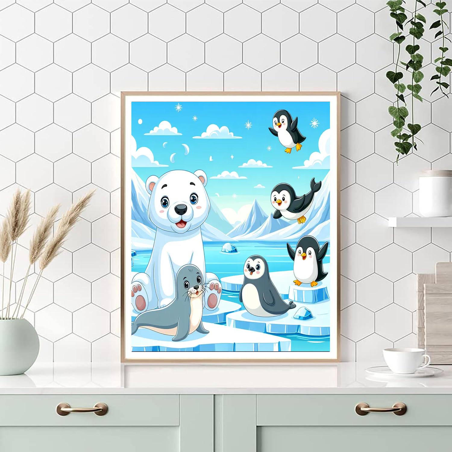 Exploring Arctic Adventures Paint By Numbers Art