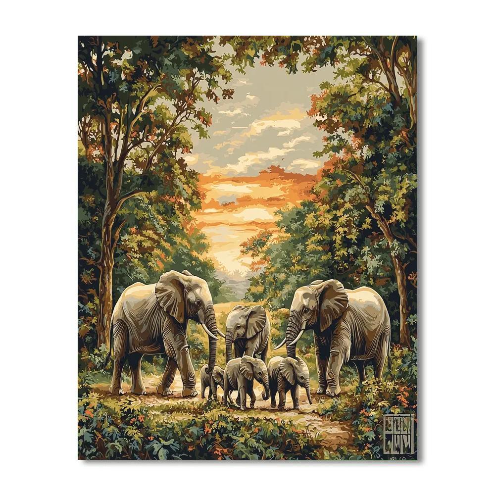 Robert Bateman Inspired Wildlife Encounters  Numbered Painting Kits